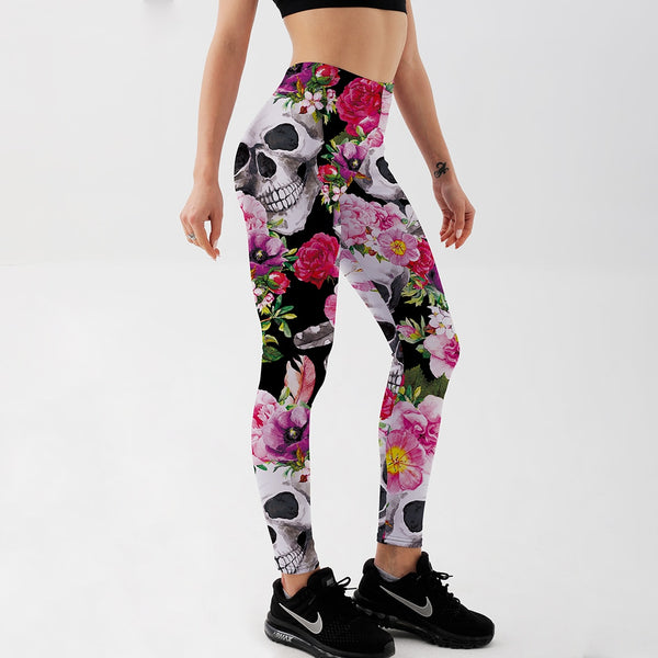 Women's Leggings Jasmine skull Workout Pants