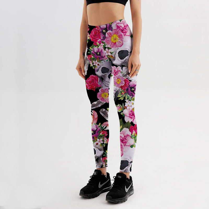 Women's Leggings Jasmine skull Workout Pants