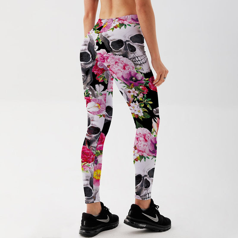 Women's Leggings Jasmine skull Workout Pants